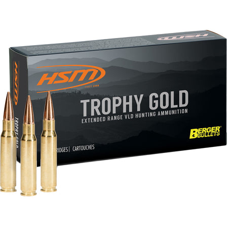 HSM .300 Winchester Mag Trophy Gold 210gr Hunting VLD Match Ammo