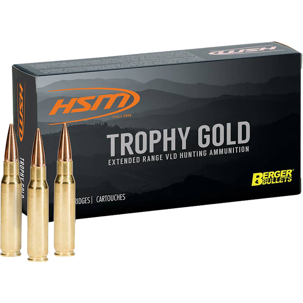 HSM 7mm Remington Mag Trophy Gold 140gr BTHP Ammo