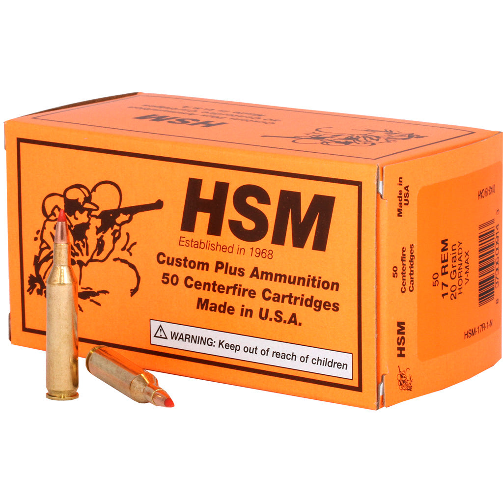 HSM .17 Remington Varmint 20gr PolyTip Ammo