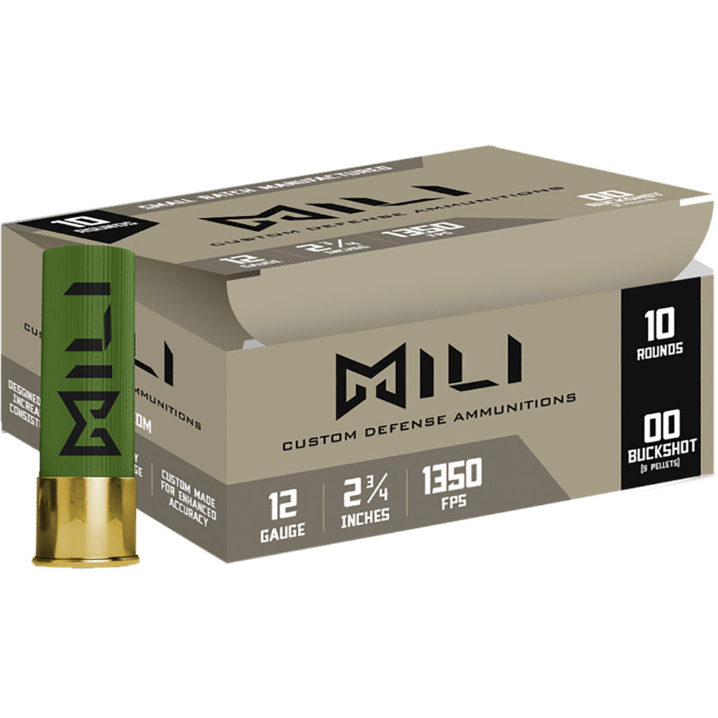 Migra Custom Defense 9 Pellet 12 Gauge 2.75 in 1 oz 00 Buck