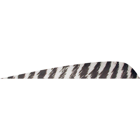 Gateway Parabolic Feathers Barred White 4 in. LW 50 pk.