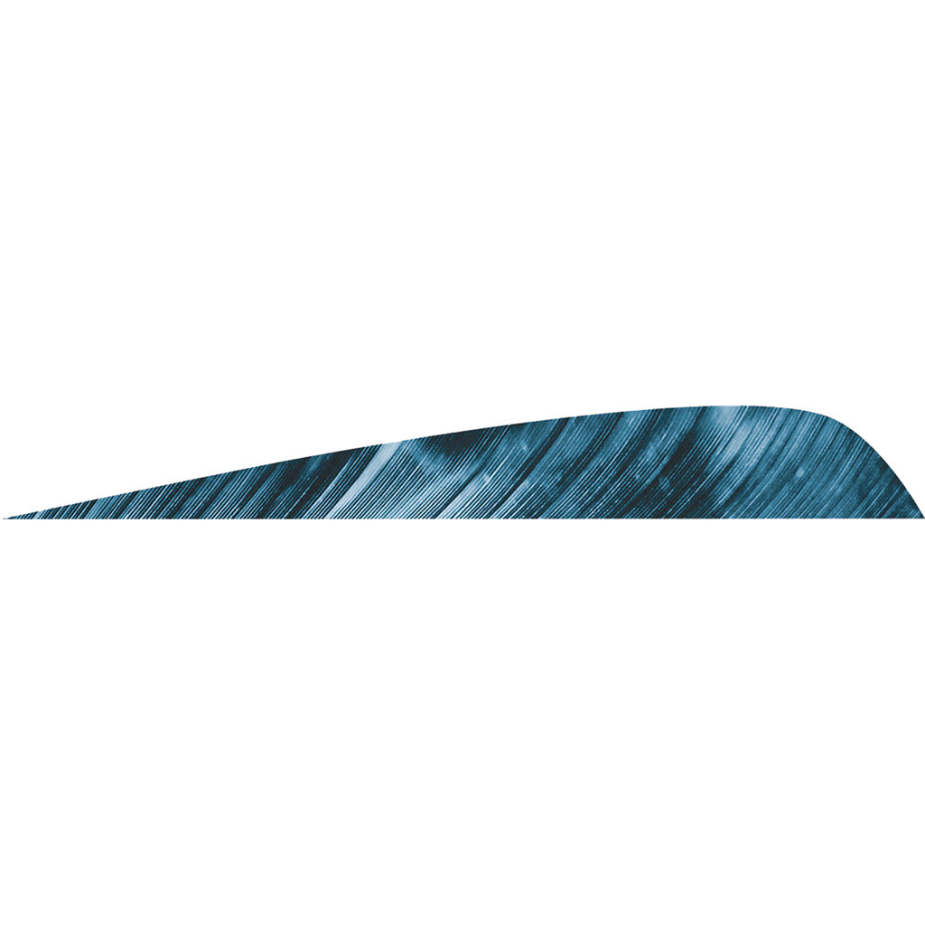 Gateway Parabolic Feathers Tre Blue 4 in. LW 50 pk.