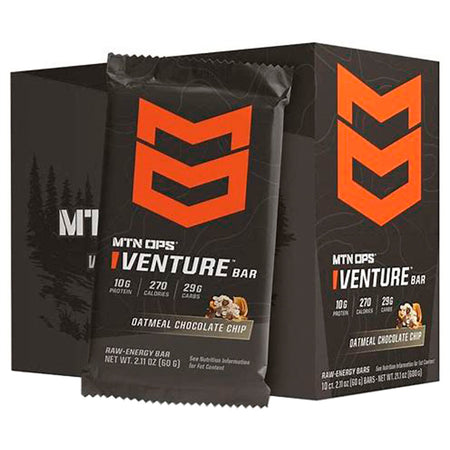 MTN OPS Venture Bar Oatmeal Chocolate Chip 10pk