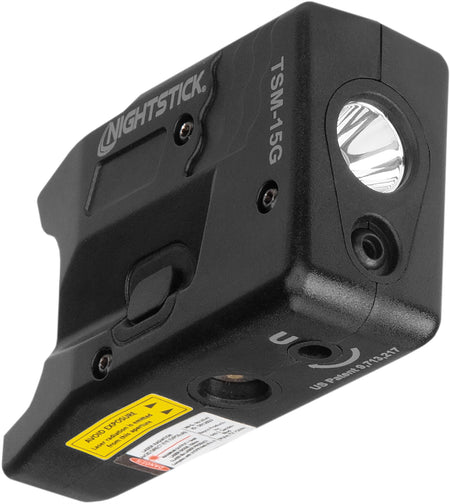 Nightstick TSM15G Light with Green laser for S&W M&P Shield/Shield Plus Black 150 Lumens White LED
