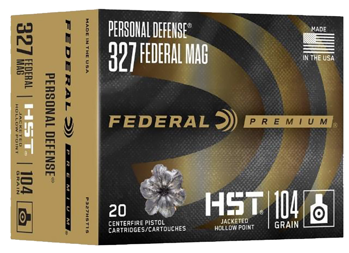 Federal .327 Federal Mag Personal Defense 104gr HST JHP Ammo