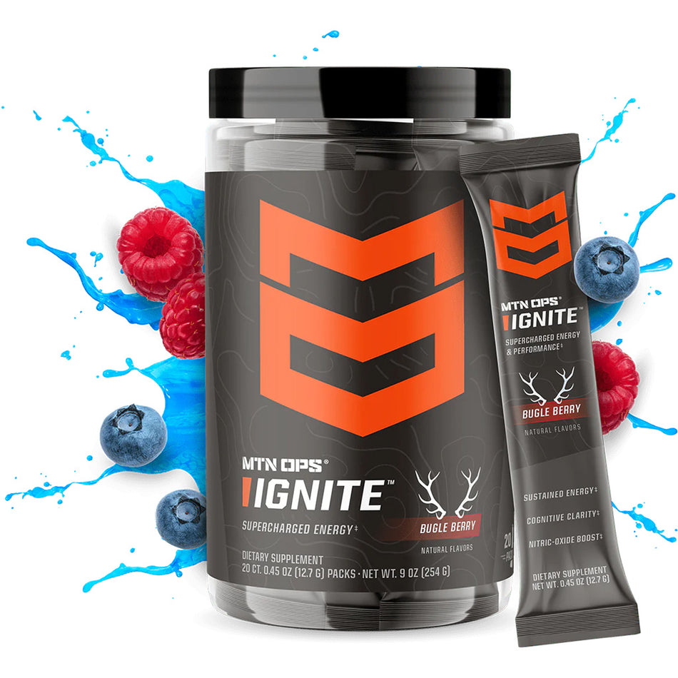 MTN Ops Ignite Bugle Berry 20ct Trail Pack