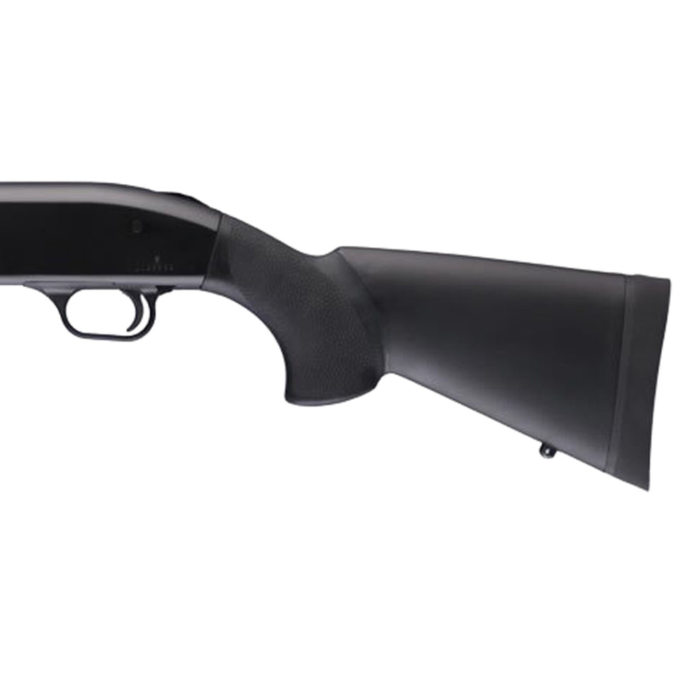 Hogue Stock Over Molded, Fits Mossberg 500, 12" Length Of Pull, Black 05030
