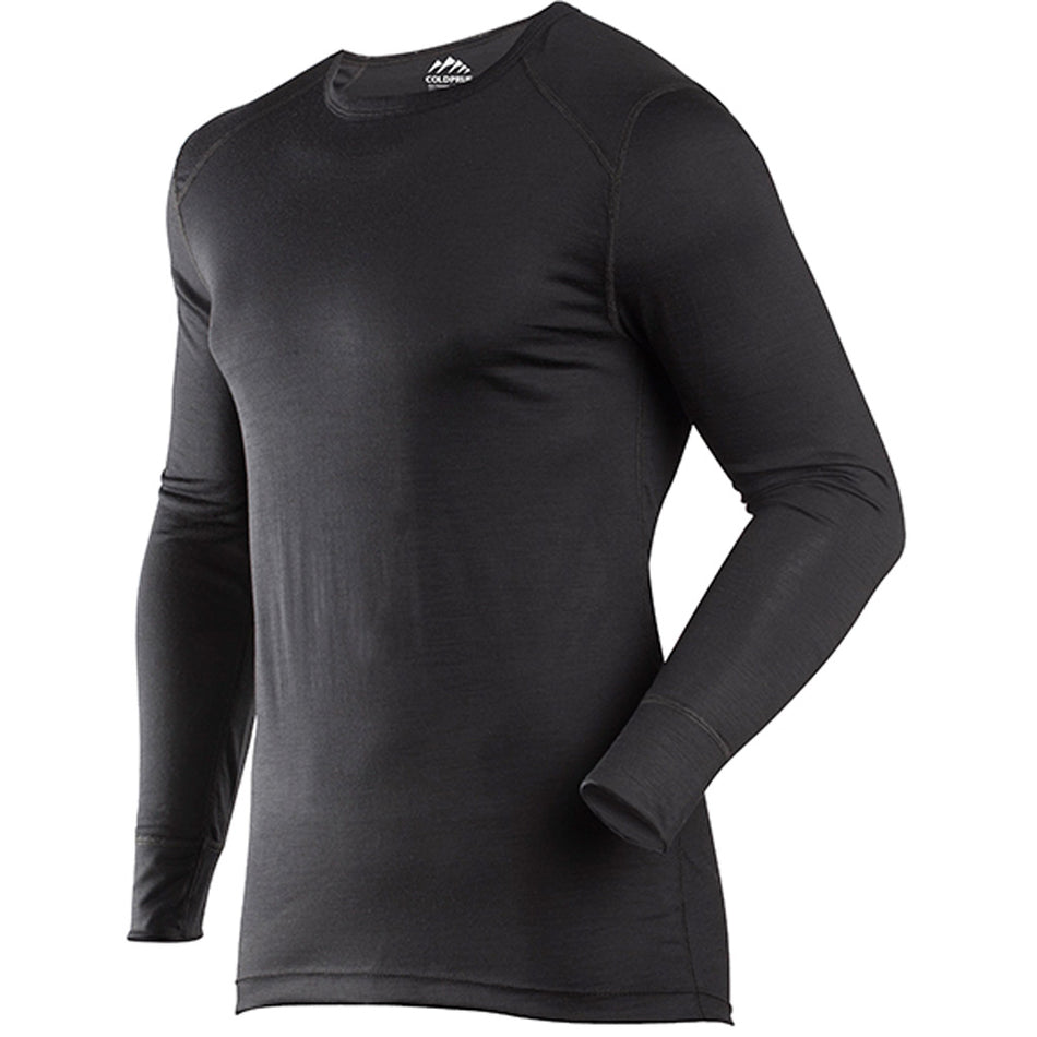 ColdPruf Classic Merino Crew Baselayer Black 2XL