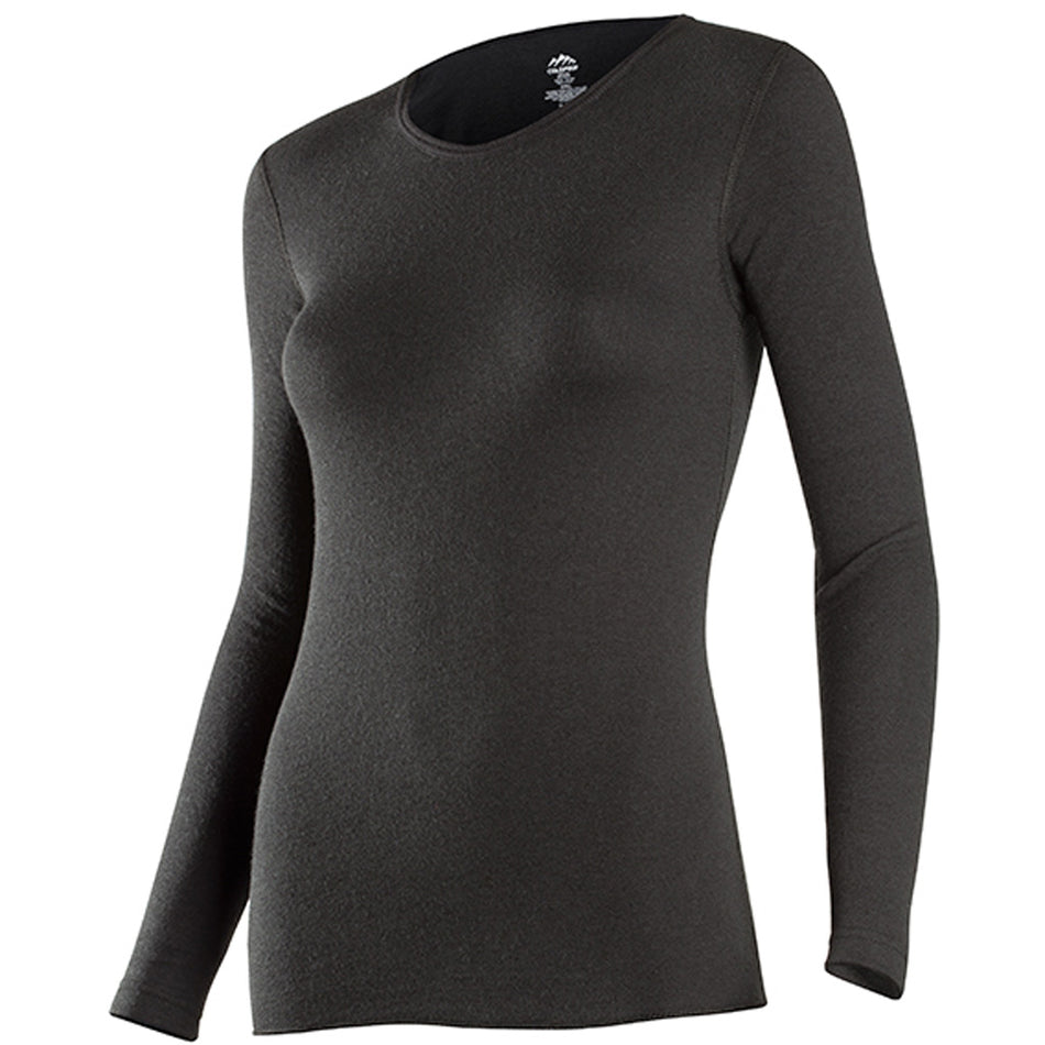 ColdPruf Women's Basic Crew Baselayer Black Small