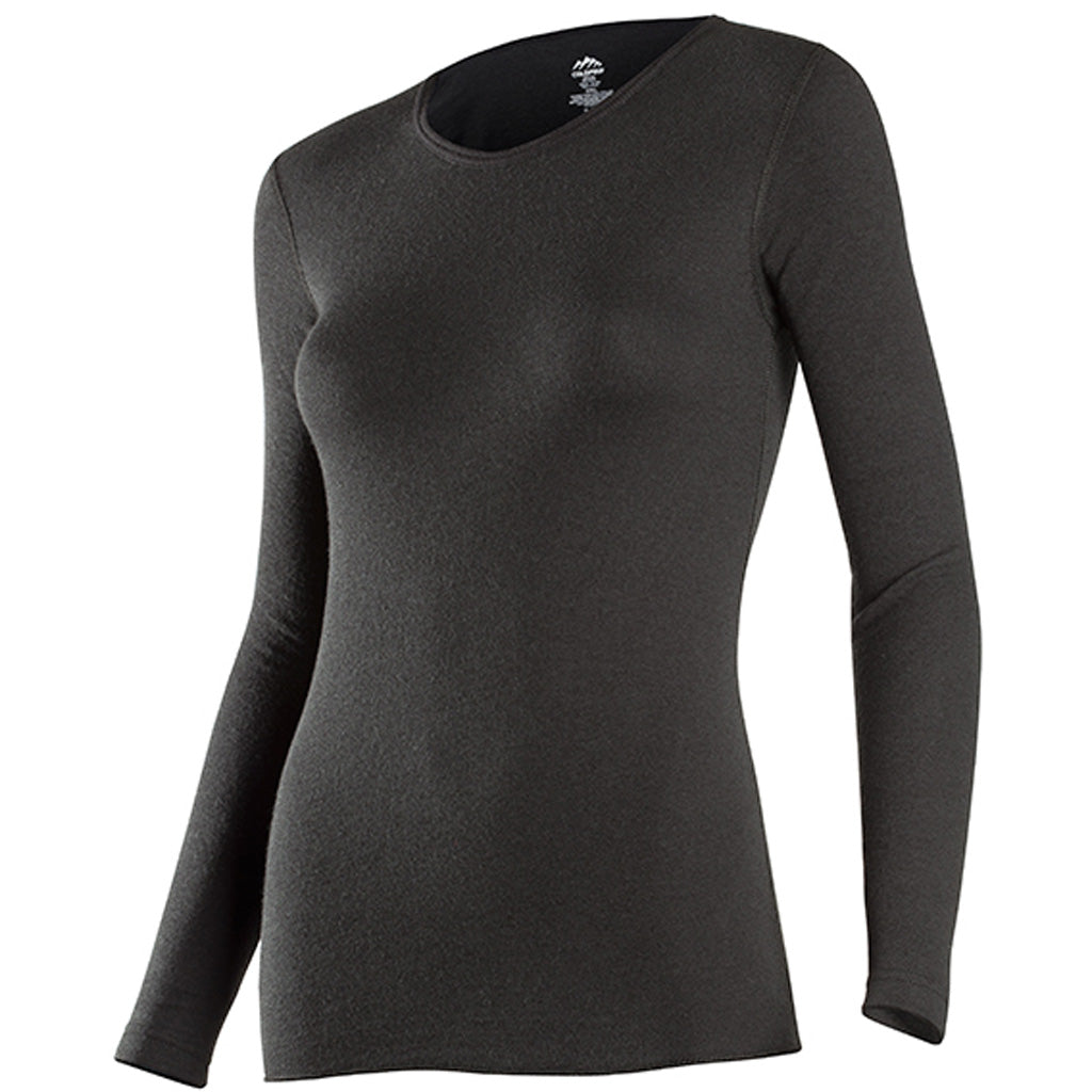 ColdPruf Women's Basic Crew Baselayer Black Medium