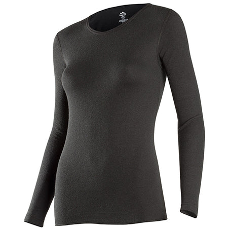 ColdPruf Women's Basic Crew Baselayer Black Medium