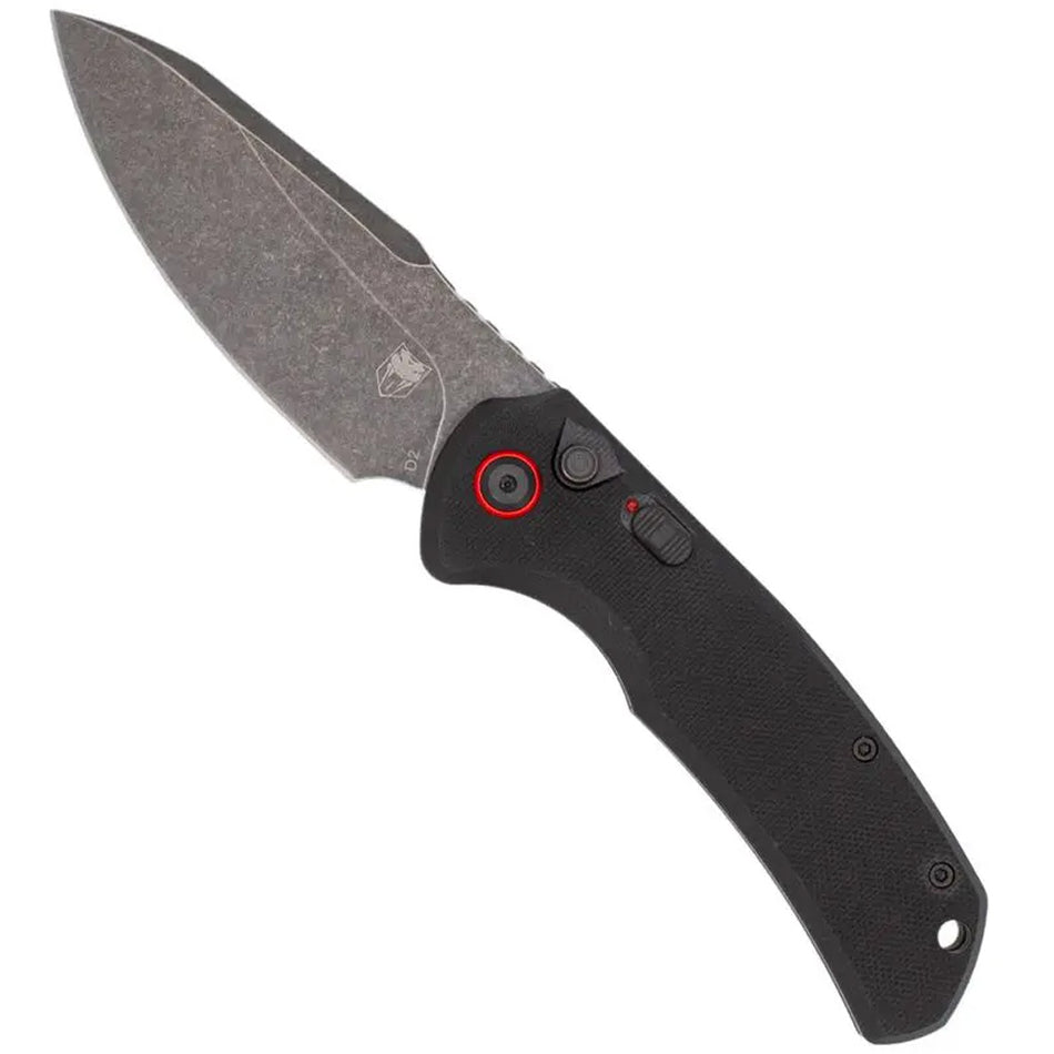 CobraTec Vanguard Auto Folding Knife Auto Folding Blade Black