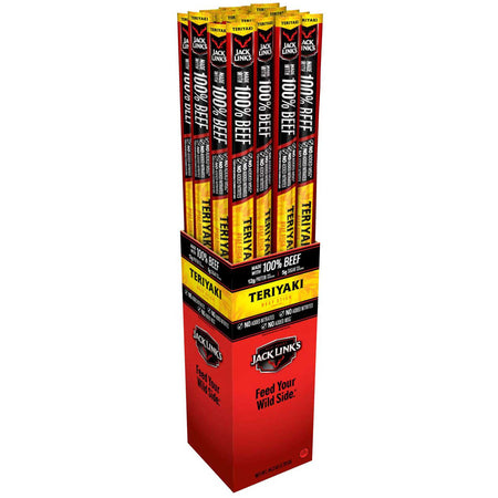 Jack Links Terriyaki Beef Sticks 144ct (24 per case/6 cases)