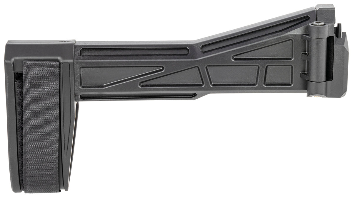 SB Tactical EVO201SB SBTEVO-G2 9.50" OAL Side Folding Black Synthetic for CZ Scorpion (Tube Not Included)