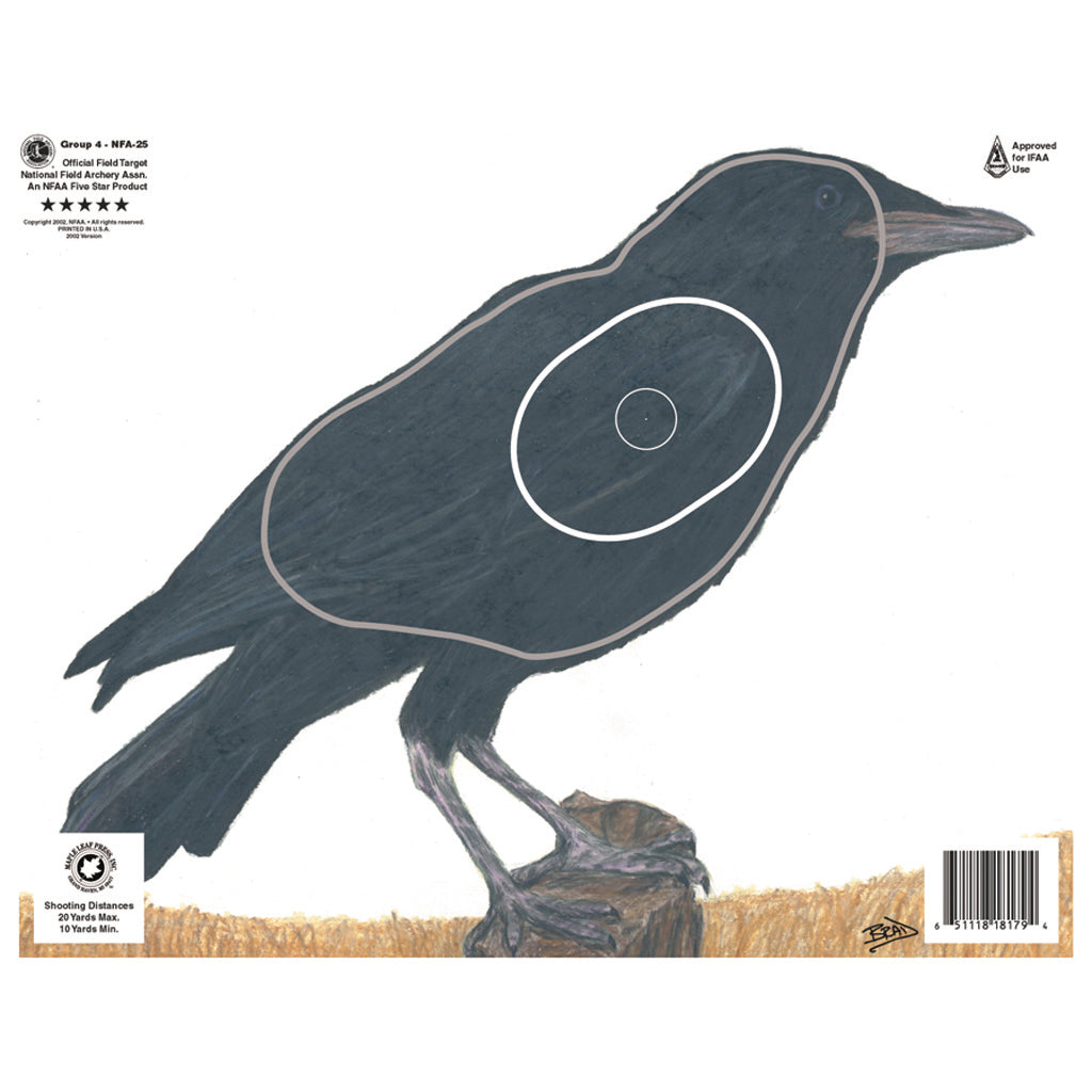 Maple Leaf NFAA Animal Faces Group 4 Crow
