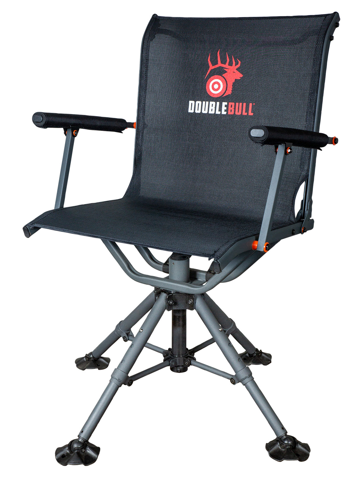 Primos 65166 Double Bull Swivel Seat 360 Degree Swivel Black