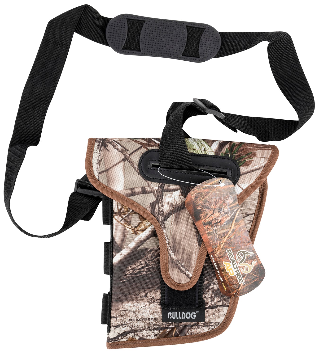 Bulldog DCBAN6 Bandolier Shoulder Realtree APHD Fits 5.50-6.50" Barrel Belt 1.50" Wide Ambidextrous