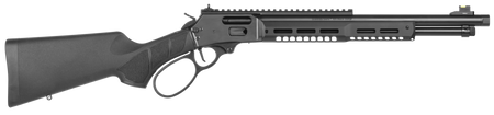 Smith & Wesson 14194 1854 Stealth Hunter 357 Mag 8+1 16.30" Black Armornite Threaded Barrel, Black Anodized Picatinny Rail Receiver, Fixed w/Textured Grip Panels Black Synthetic Stock