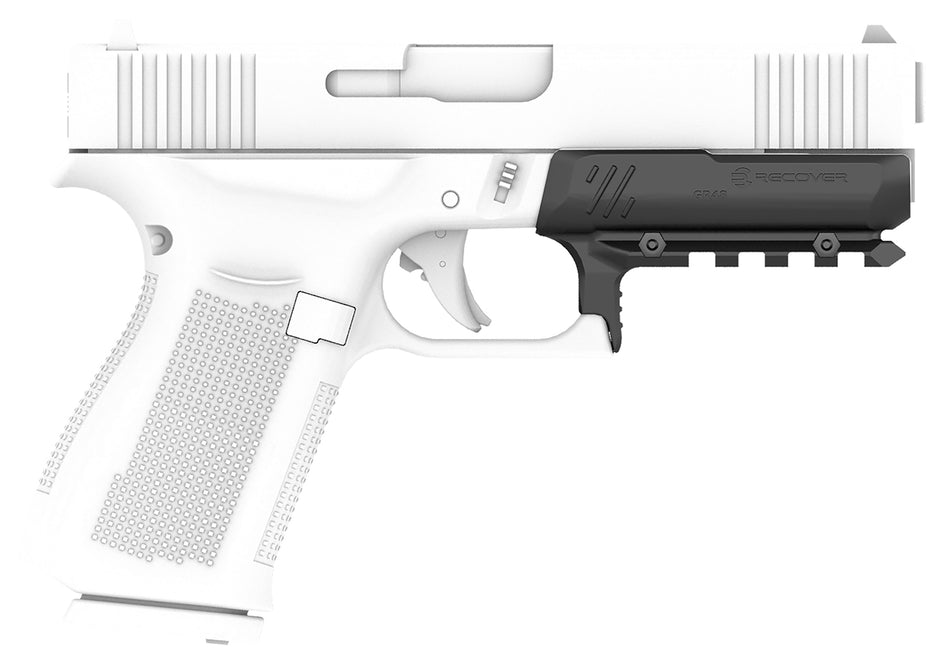Recover Tactical GR4801 Full Size Rail for Glock 48 Black