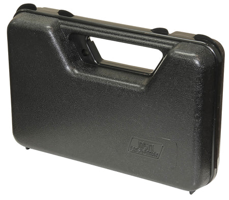MTM Case-Gard 803R Single Handgun Case made of Polypropylene w/ Black Finish Foam Padding Hinge & Latches 9" x 5.60" x 2" Interior Dimensions