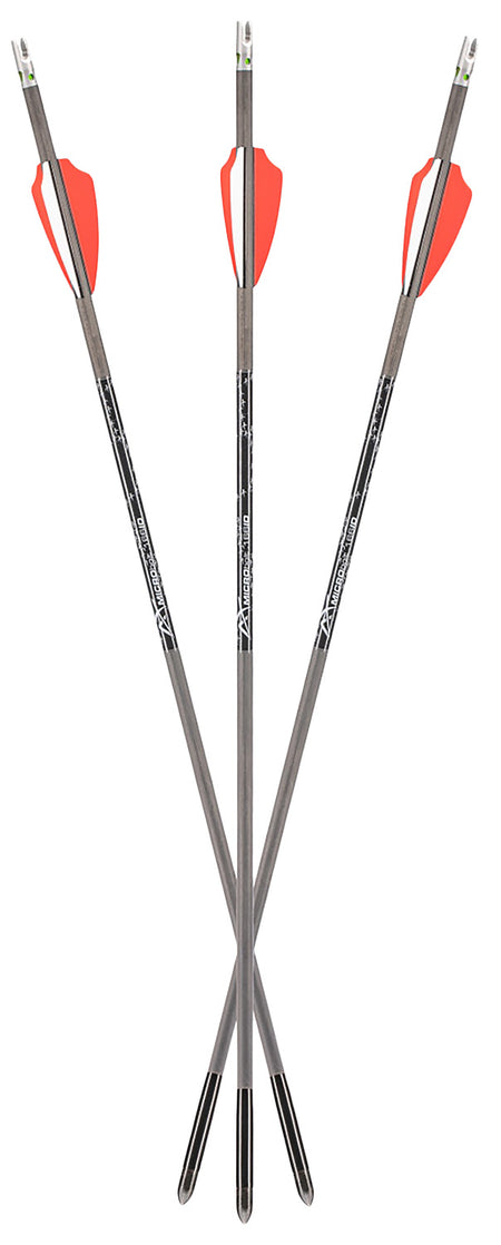Axe Crossbows AX10004 Axe 440 Bolt Combo Pack Gray/Orange/White 19" 3 Bolts and 3 Lighted Nocks