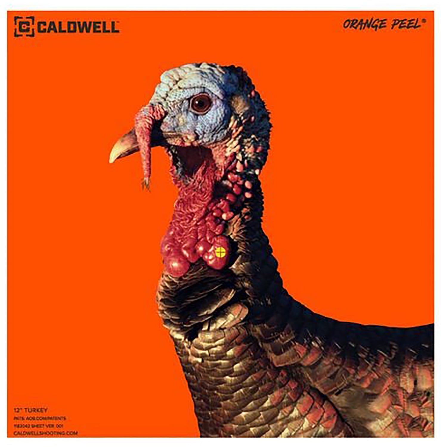 Caldwell 1175518 Orange Peel Self-Adhesive Paper Orange 12" Turkey 5 Pack