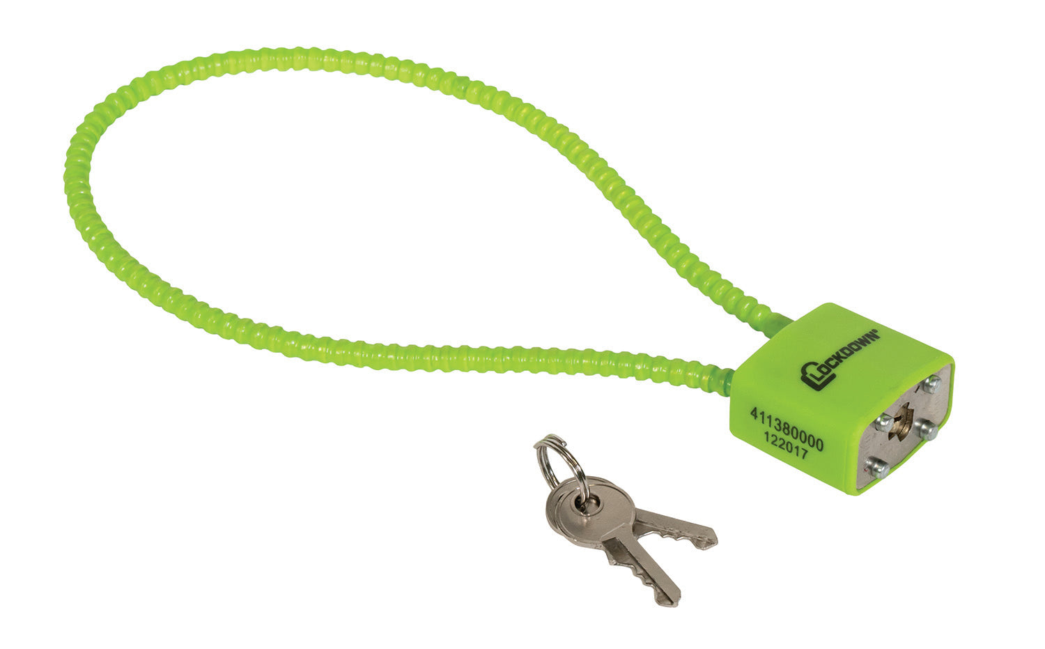 Lockdown 110149 Trigger Lock Open With Key Green Firearm Fit- Universal 15"