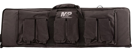 M&P Accessories 110025 Pro Tac Gun Case 42" Black Nylon w/ Full Length External Pocket & 6 Magazine Pouches