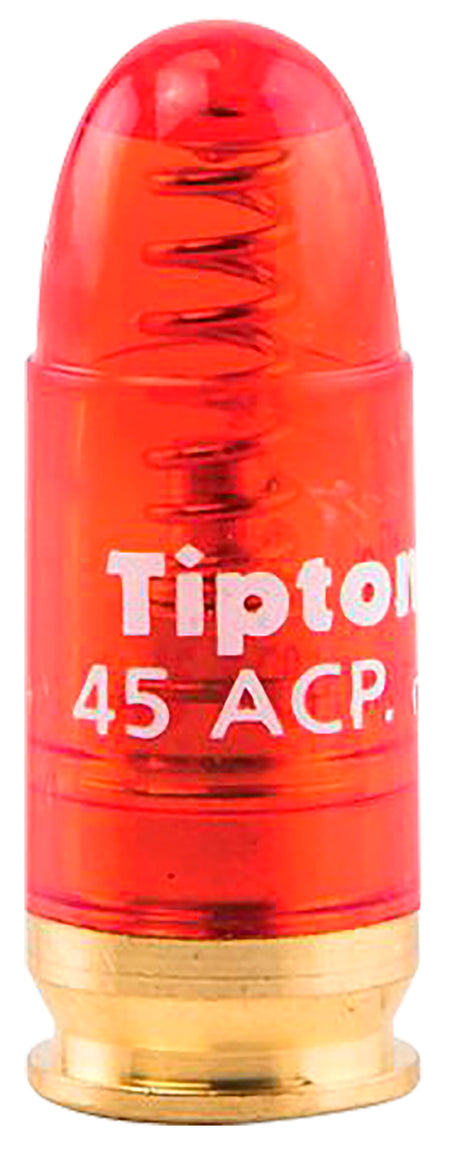 Tipton Snap Caps, Translucent Red, 45 ACP, 5-Pack 146331