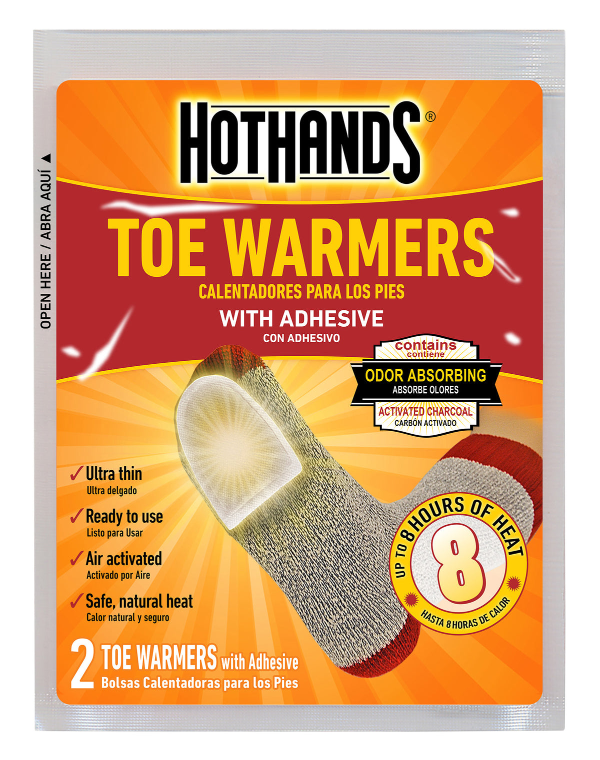 HotHands TT240U Toe Warmers Toes 40 Pair 094733500241