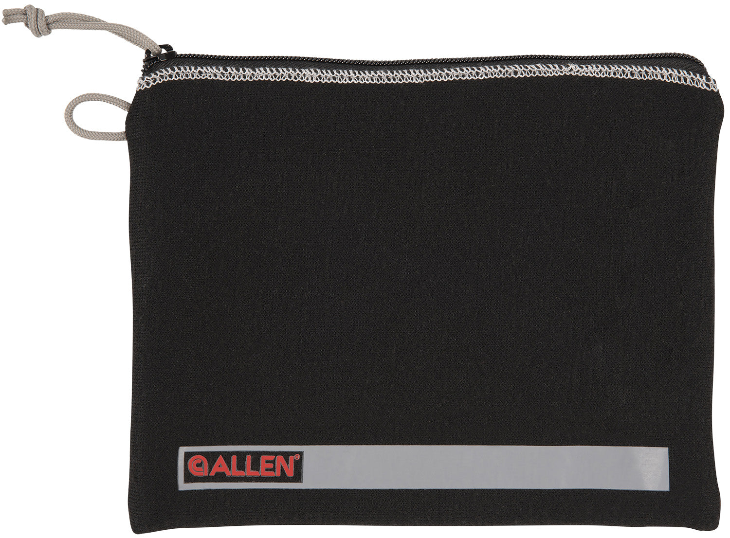 Allen 3628 Pistol Pouch Black Polyester w/Lockable Zippers, ID Label & Fleece Lining Holds Full Size Handgun 7" L x 9" W Interior Dimensions