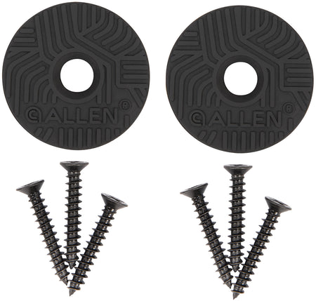 Allen 5649 Disc Gun & Tool Magnet Set Black Metal Screw On 2 pk 026509060277