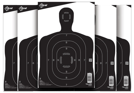 EZ-Aim 15447 Silhouette Paper Hanging 12" x 18" Black/White 25 Per Pack