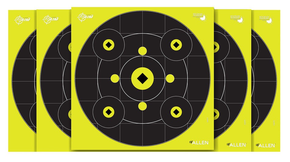 EZ-Aim 15577 Splash Reactive Bullseye Gallery Non-Adhesive 12 Pack