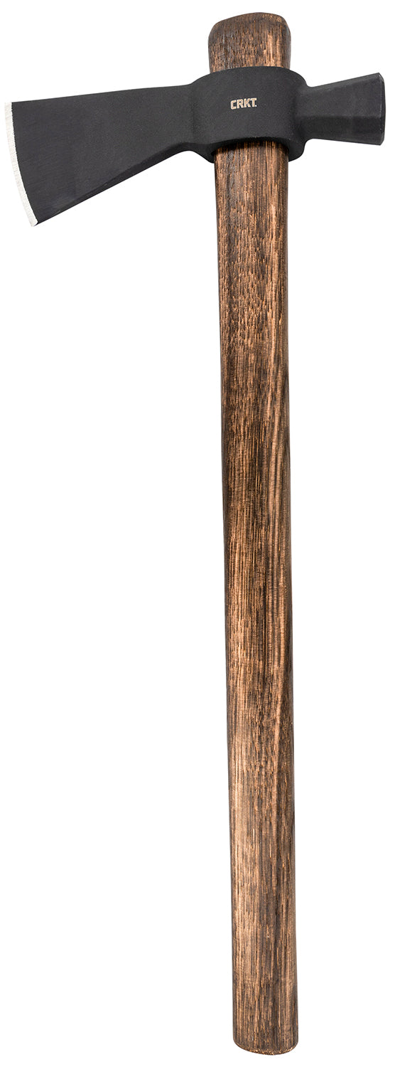 CRKT 2724 Chogan Hammer 2.60" Blade 1055 Carbon Steel Blade Tennessee Hickory Handle 17.88" Long Axe w/Hammer