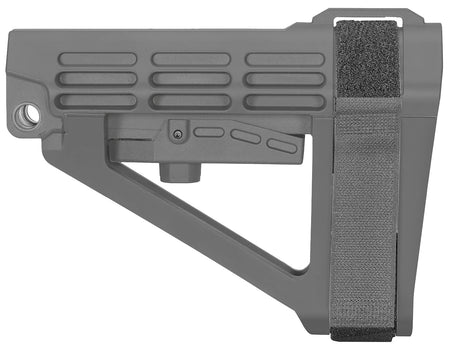 SB Tactical SBA4X03MSB SBA4 X Stealth Gray Adjustable Synthetic AR-Platform