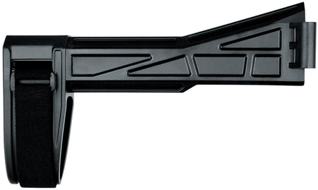 SB Tactical SBT201SB SBT-G2 Fixed Right Side Folding Black Synthetic for H&K UMP, B&T APC, LWRCi SMG45 (Tube Not Included)