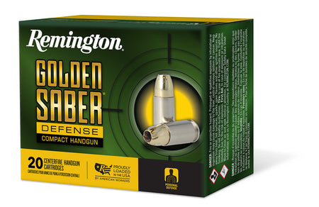 Remington 27619 Golden Saber Brass Jacket Hollow Point 230 Grain .45 ACP/Auto 725 fps