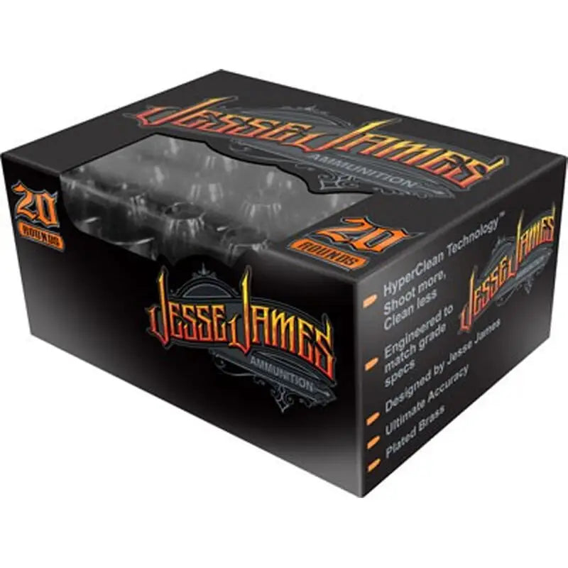 Ammo Inc .45 ACP/Auto JESSE JAMES BLACK LA Black Label Hollow Point 230gr JHP Ammo