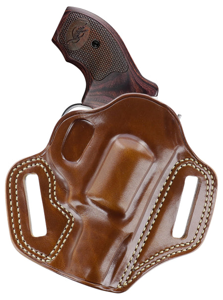 Galco CM312 Combat Master OWB Tan Leather Belt Slide Fits Kimber K6S Right Hand