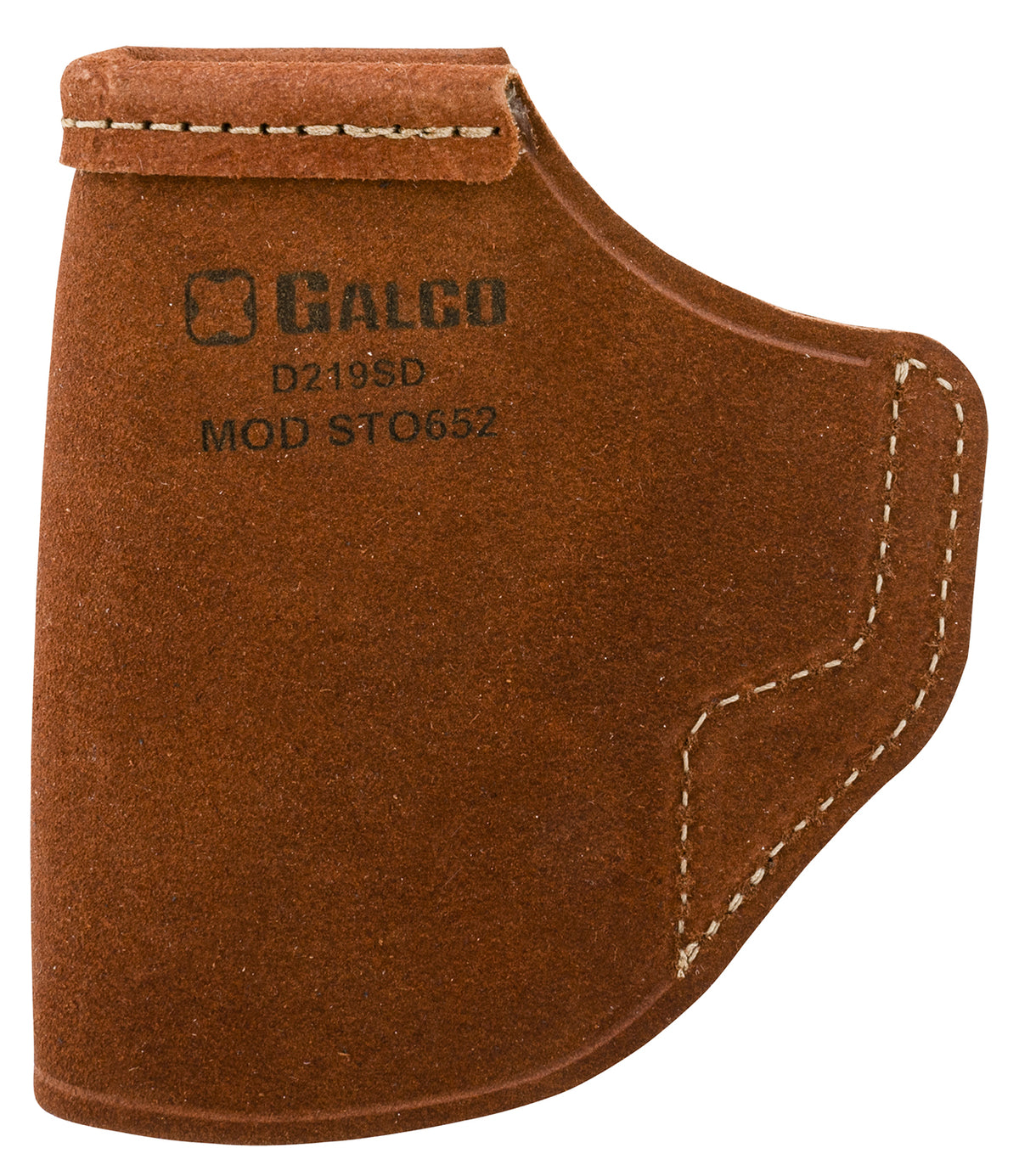 Galco STO652 Stow-N-Go IWB Natural Leather Belt Clip Fits S&W M&P Shield/2.0/Walther PPS Right Hand