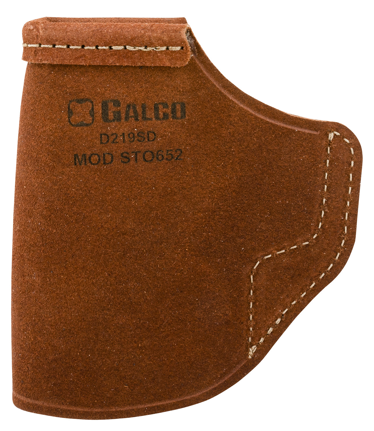 Galco STO652 Stow-N-Go IWB Natural Leather Belt Clip Fits S&W M&P Shield/2.0/Walther PPS Right Hand