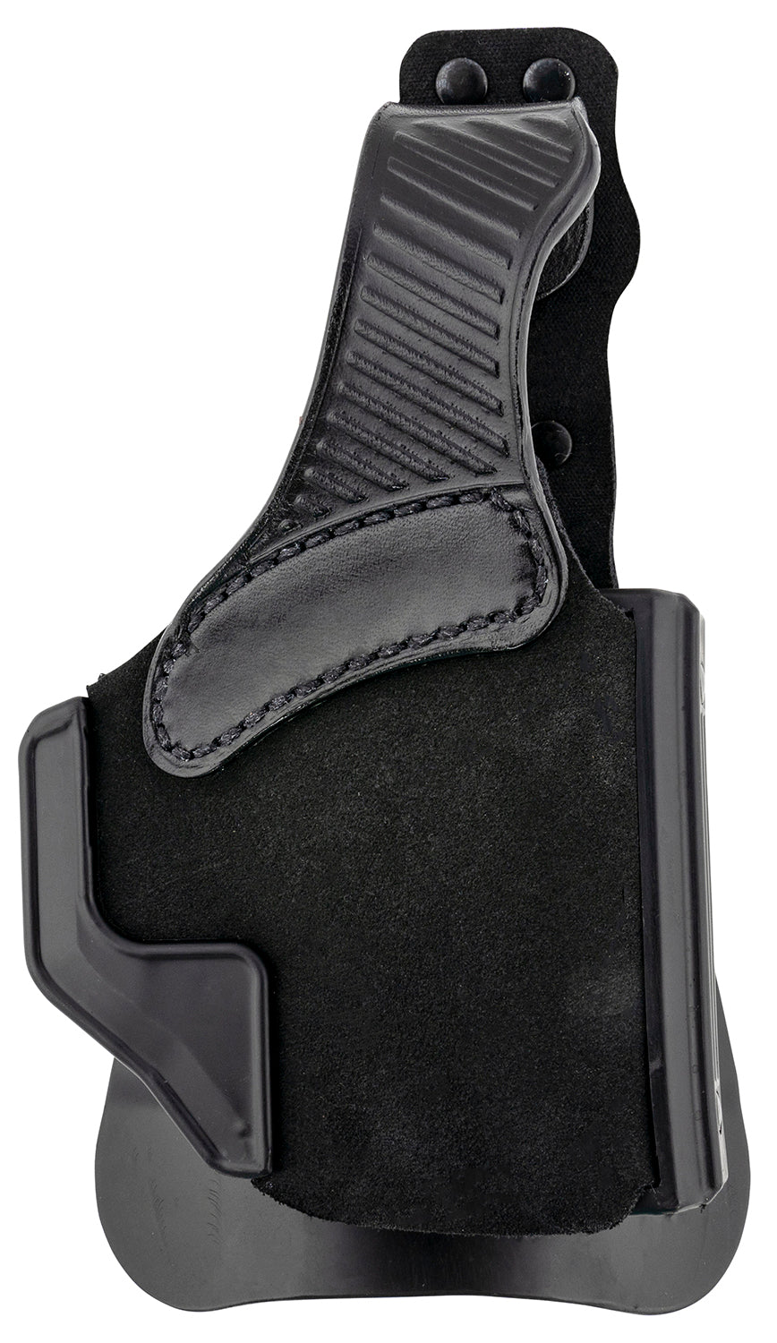 Galco W2800RB Wraith 2.0 OWB Black Leather Compatible w/ Glock 43X/Taurus GX4/Springfield Hellcat Paddle Mount Right Hand