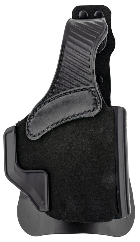 Galco W2800RB Wraith 2.0 OWB Black Leather Compatible w/ Glock 43X/Taurus GX4/Springfield Hellcat Paddle Mount Right Hand