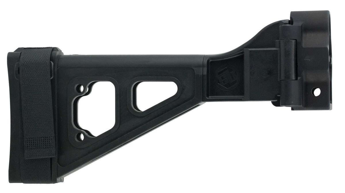 SB TACTICAL SBT5A BLACK FOLDING BRACE SBT LOGO HK MP5/MP5K