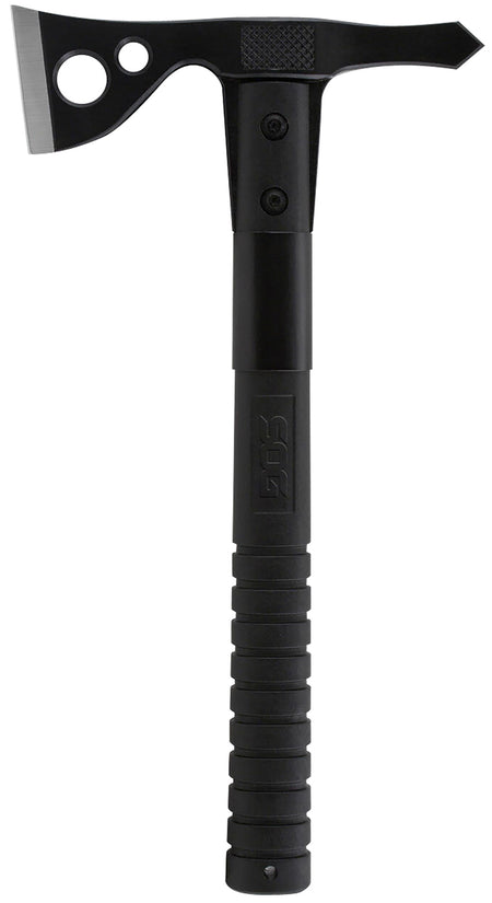 S.O.G SOGF06TNCP FastHawk 2" Blade 420HC SS Blade Black Side Hammer Checkering w/"SOG" GRN Handle 12.50" Long Tomahawk