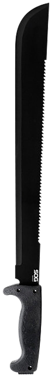 S.O.G SOG-MC02-N SOGfari 18" Black Powder Coated 3Cr13MoV SS Blade Black Kraton Handle 24" Long Includes Sheath