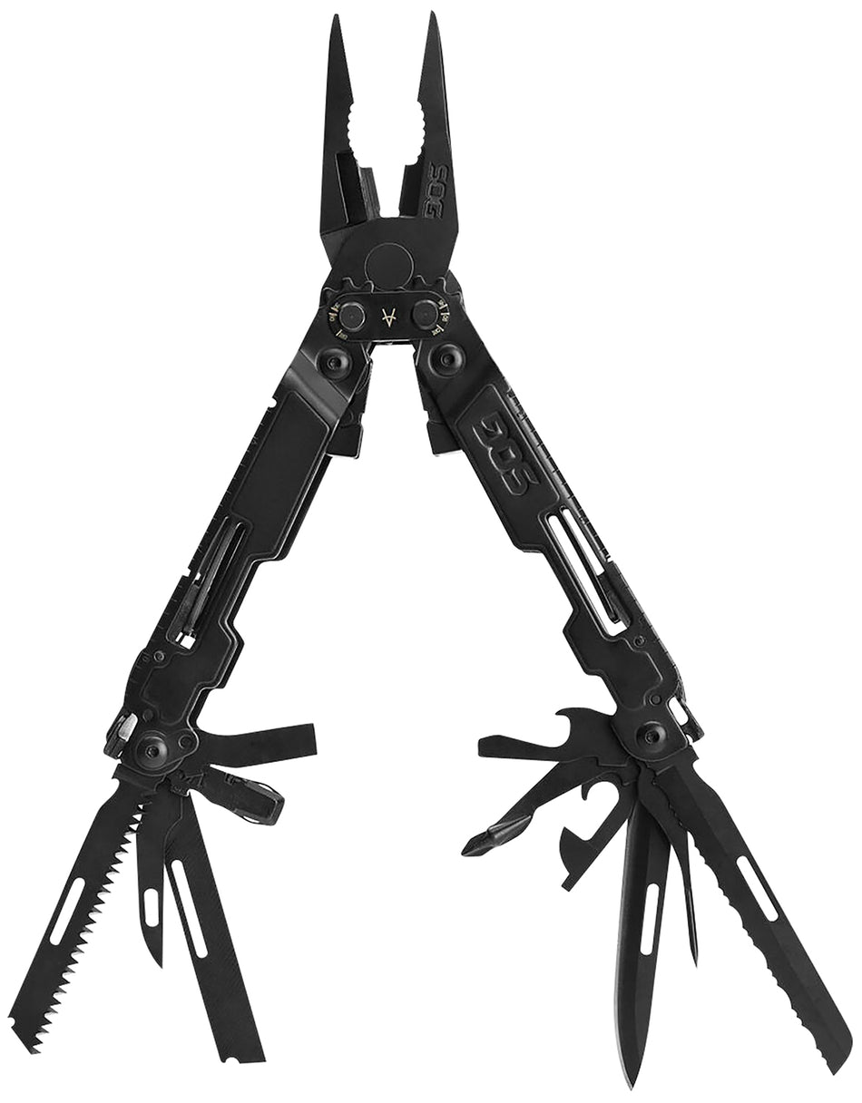 S.O.G SOGPA2002CP PowerAccess Deluxe Black Stainless Steel 21 Tools w/Sheath