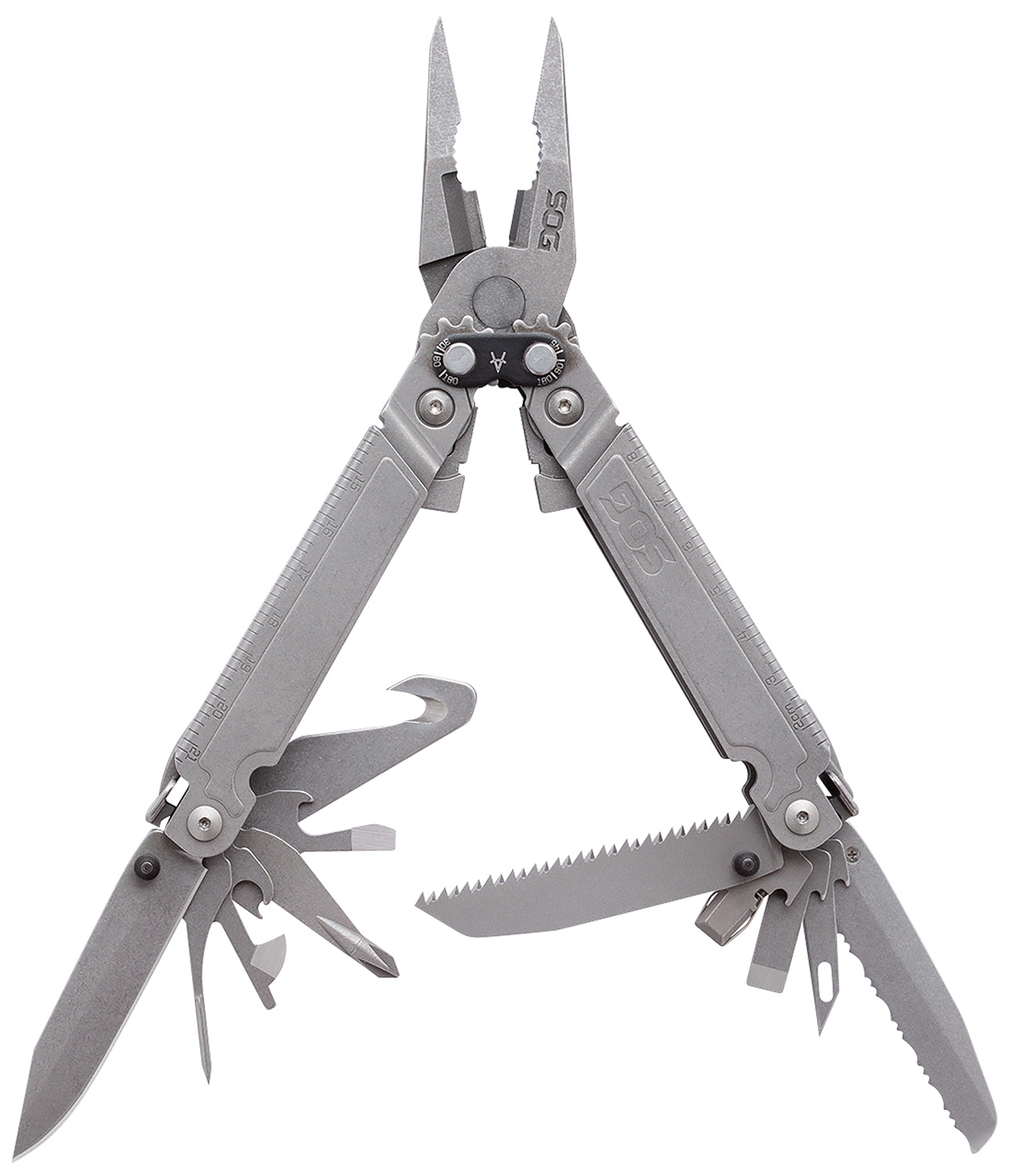 S.O.G Power-Access Multitool Stone Washed Stainless Steel