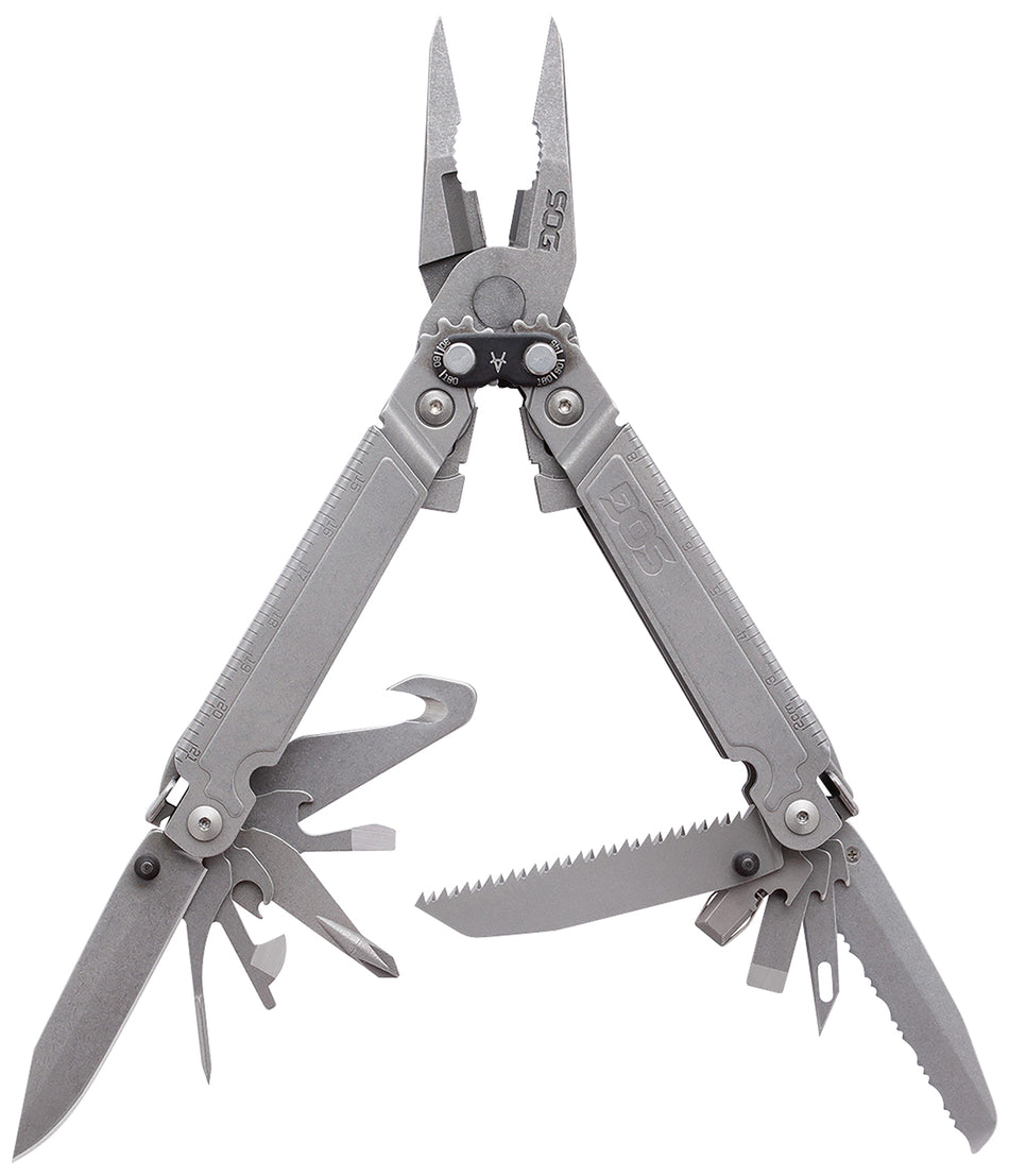 S.O.G Power-Access Multitool Stone Washed Stainless Steel